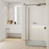 Schedline Brodzik akrylowy Sharper Cement Stone 90x90x4,5 cm, kwadratowy, Gwarancja 7 lat 3S.S1K-9090/CT/ST